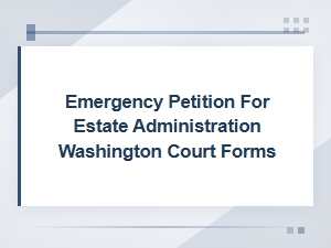 How to File an Emergency Estate Petition in Washington